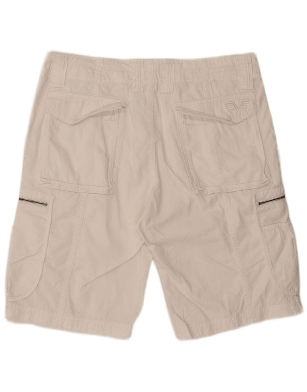 French Connection Herre Cargo Shorts W36 Large White Bomuld