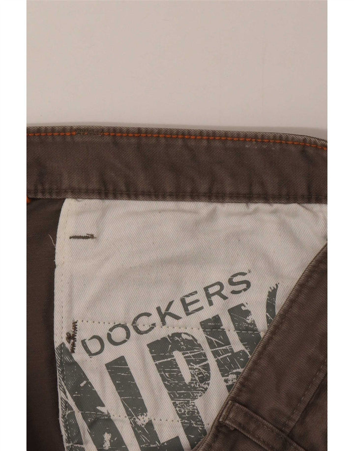Dockers Herre Alpha Slim Jeans W34 L34 Brun Bomuld