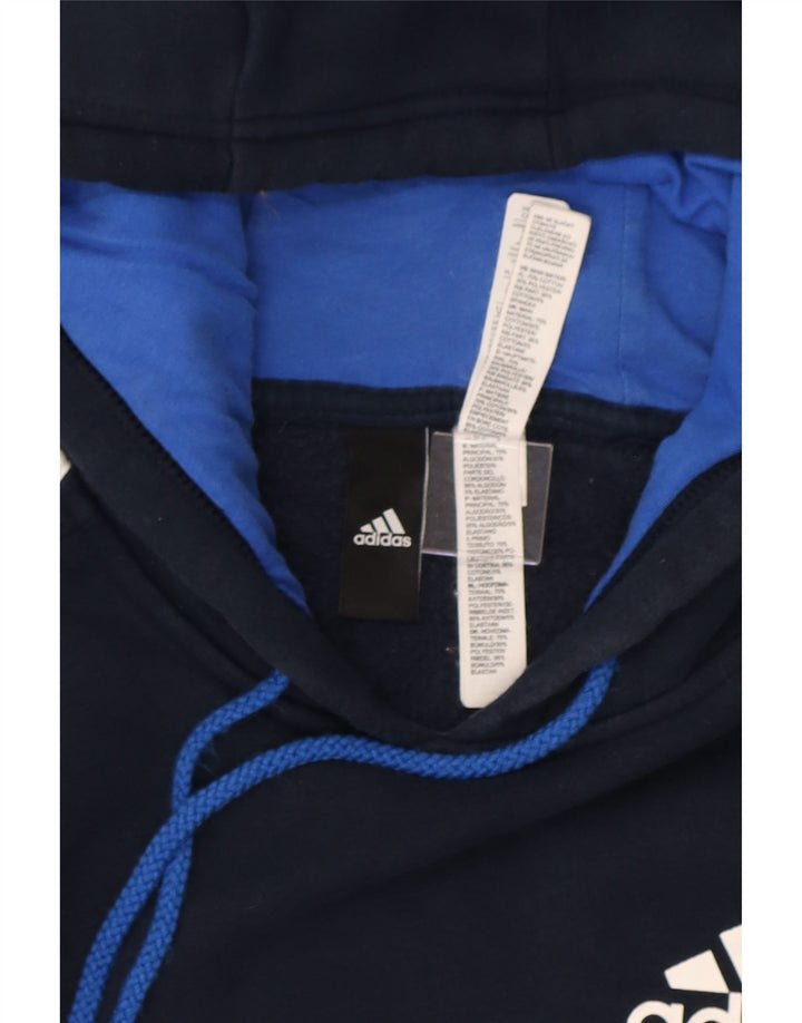 Adidas Herre hættetrøje Jumper Medium Marineblå Bomuld