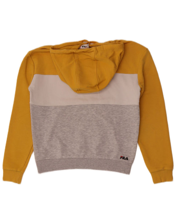 Fila Grafisk hættetrøje til kvinder UK 6 XS Flerfarvet Colourblock