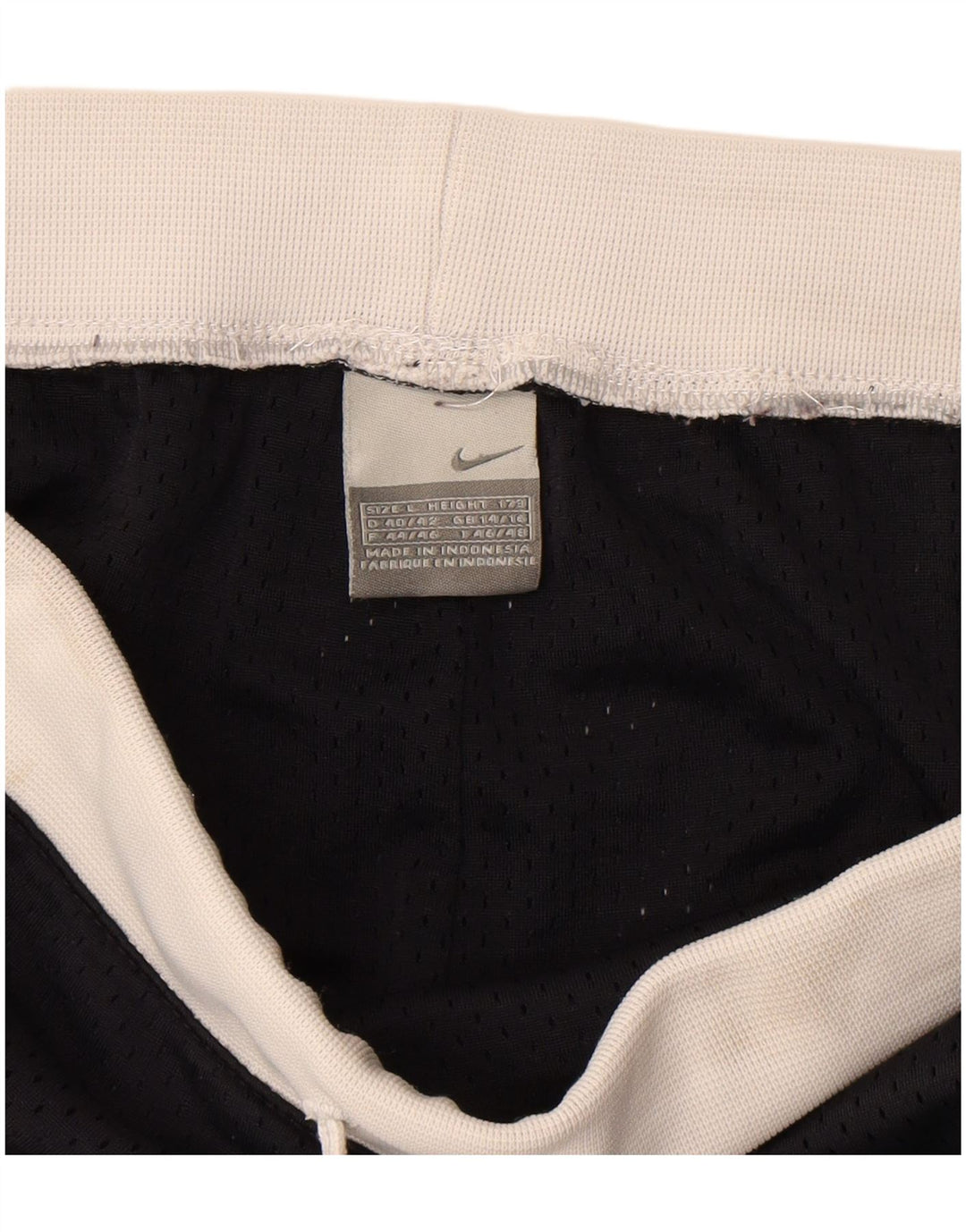 Nike træningsdragtsbukser til kvinder UK 14/16 Large Black Colourblock