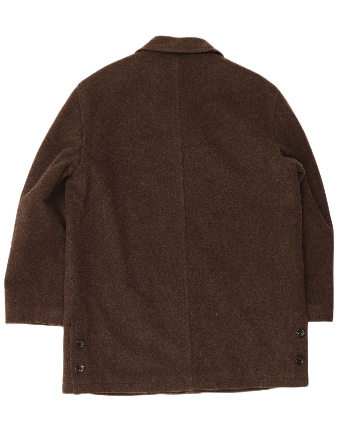 Tagliente Herre Overfrakke IT 50 Large Brown Virgin Wool