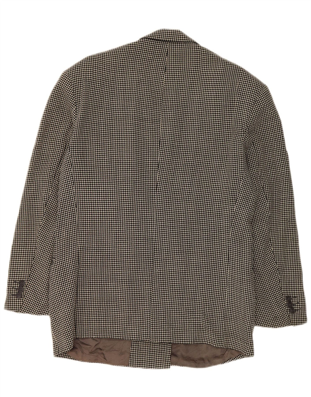 Hugo Boss Dame Dobbeltradet Blazer Jacket IT 50 XL Grå Plettet