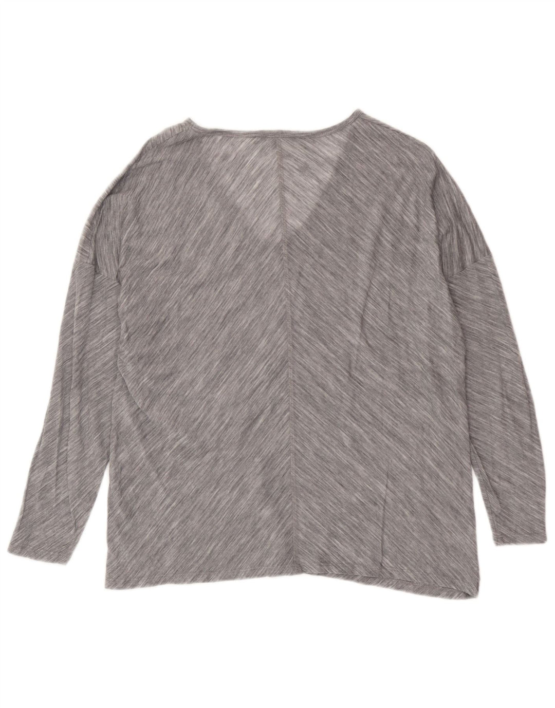 Massimo Dutti Dame Oversized Top 3/4 ærme UK 10 Små Grå Stribet
