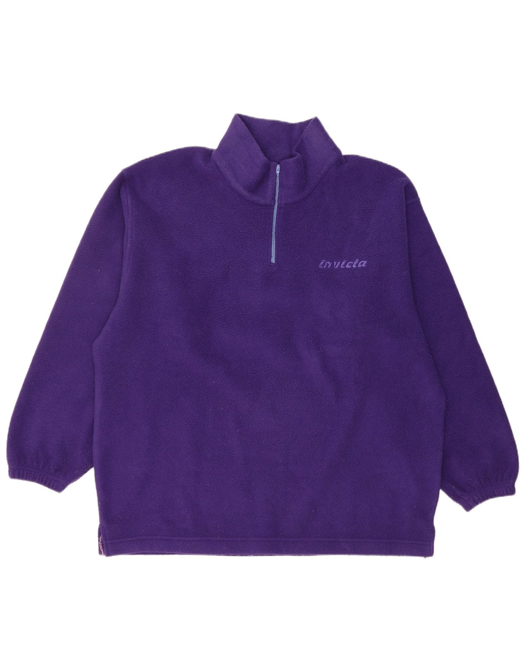 Invicta Herre lynlåshals Loose Fit Fleece Jumper Medium Lilla Polyester
