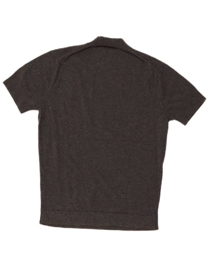 Zara Herre T-Shirt Top Stor Grå