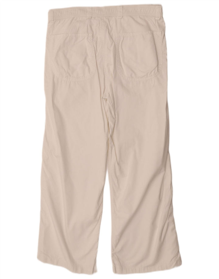 Miu Miu Dame Bootcut Chinobukser IT 46 Large W32 L26 Hvid