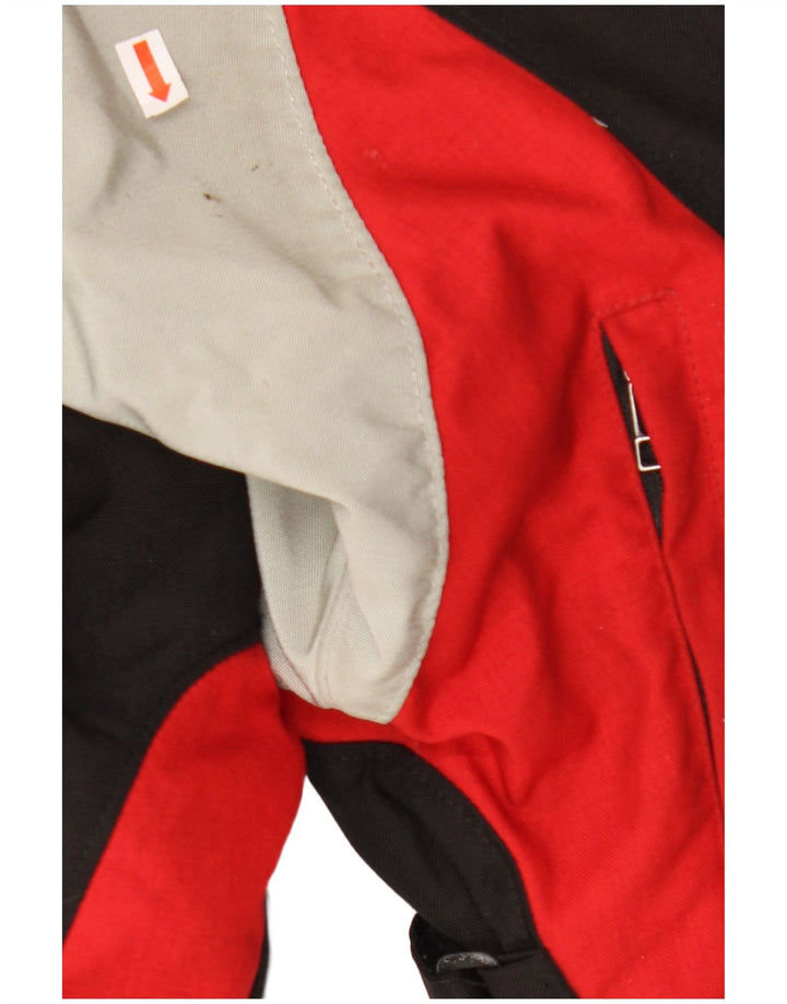 DAINESE Herre grafisk racerjakke IT 54 2XL Rød Colourblock Nylon