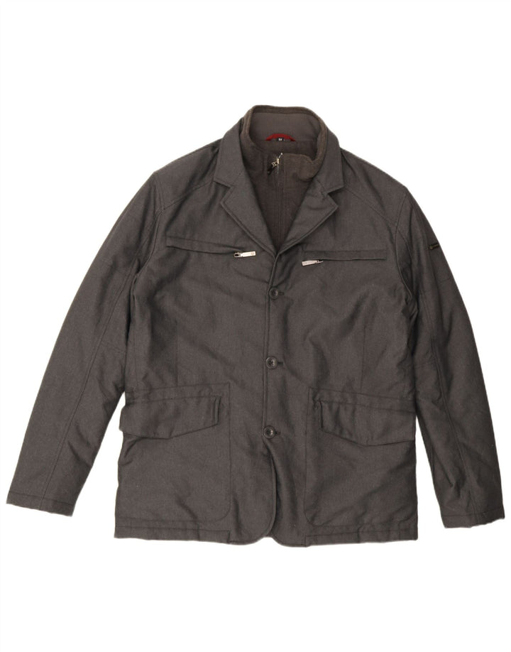 Ivy Oxford Herre Windbreaker Jacket IT 54 2XL Grå Polyester