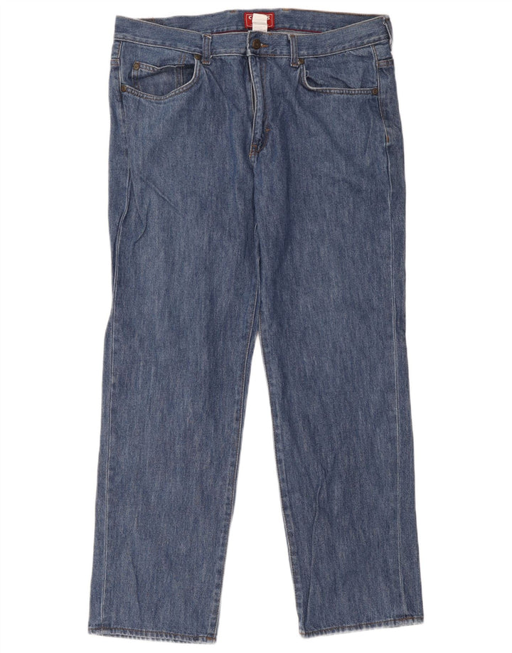 Chaps Straight Jeans til mænd W36 L30 blå bomuld