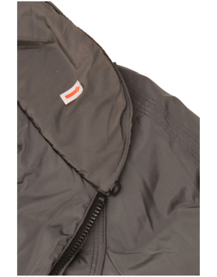 ZARA polstret jakke til kvinder UK 18 XL Grå