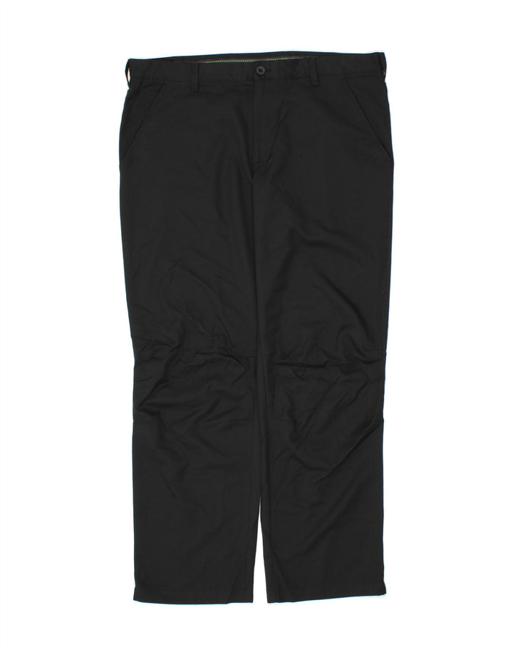 IZOD Mens Golf Straight Chino Trousers W38 L32 Black Polyester Vintage Izod and Second-Hand Izod from Messina Hembry 