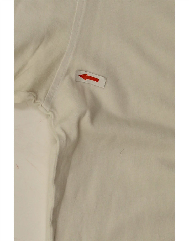 Tommy Hilfiger Herre Regular Fit T-shirt Top Medium Hvid Bomuld