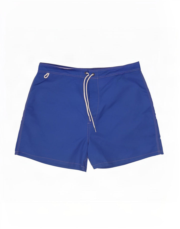 Sundek Herre svømmeshorts Medium Blue Colourblock Nylon