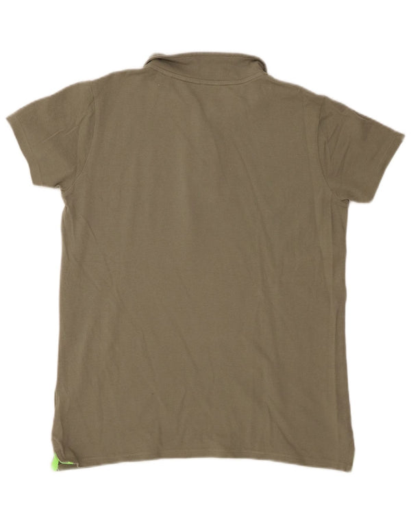 Guess Boys Polo Shirt 15-16 Years Khaki Cotton