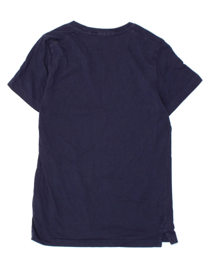 PUMA Mens Graphic T-Shirt Top Small Navy Blue Cotton Vintage Puma and Second-Hand Puma from Messina Hembry 