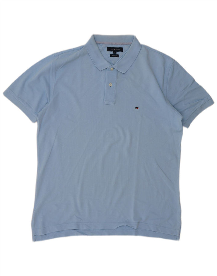 Tommy Hilfiger Herre Regular Fit Polo Shirt XL Blå