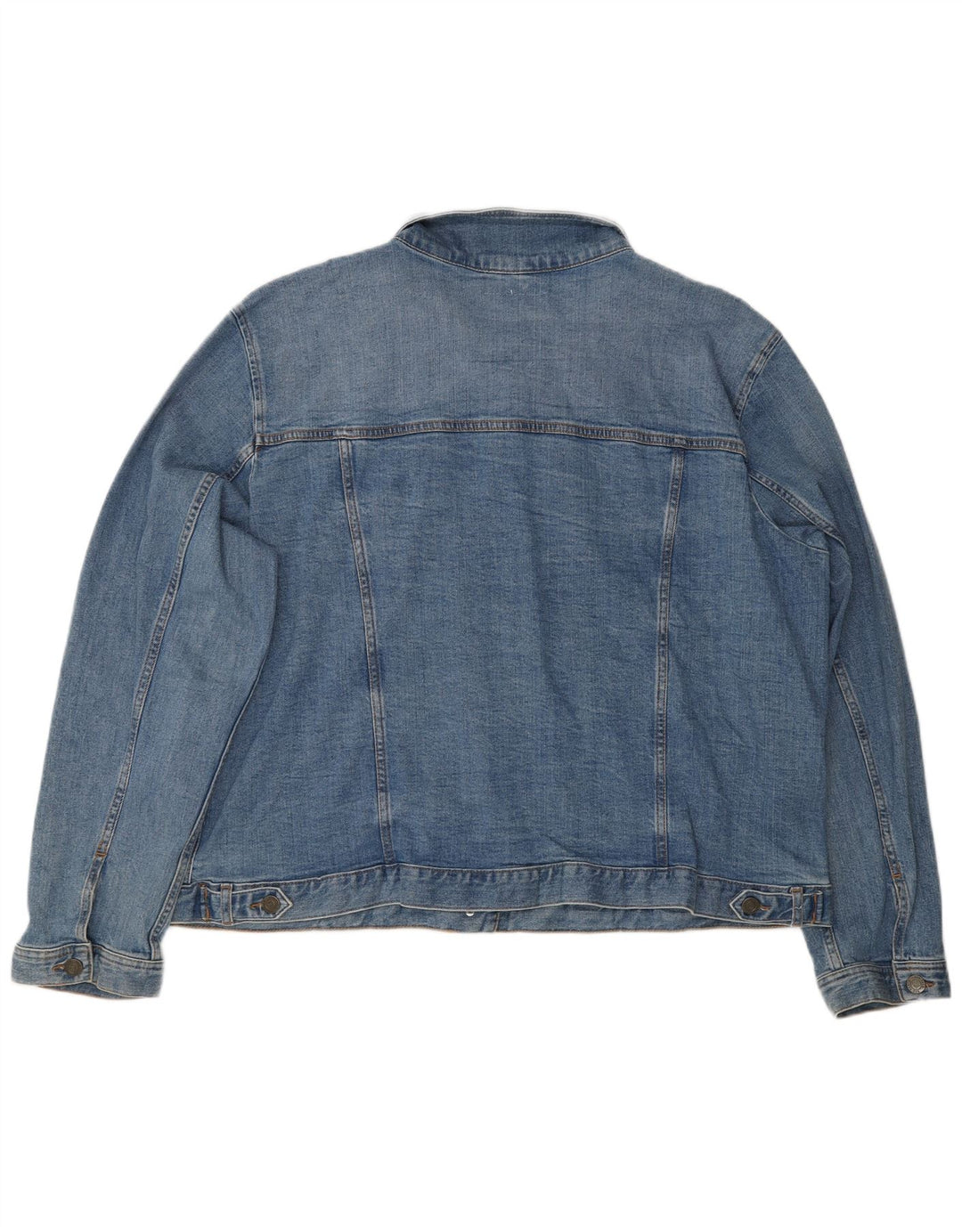 Fat Face Dame denimjakke UK 24 4XL Blå Bomuld