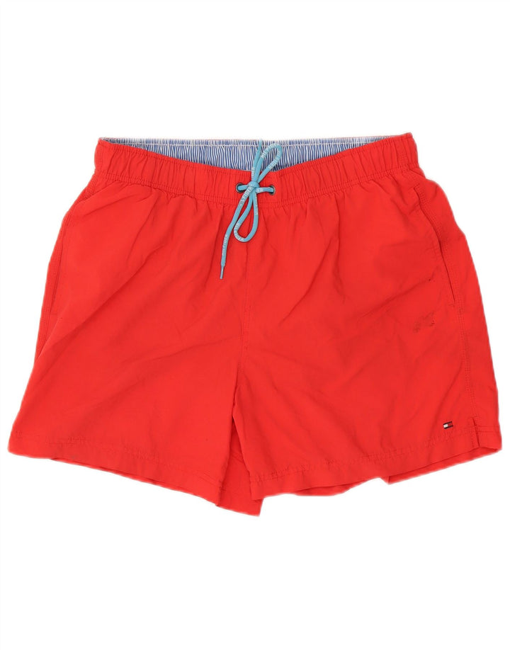 TOMMY HILFIGER Badeshorts til mænd Medium rød nylon