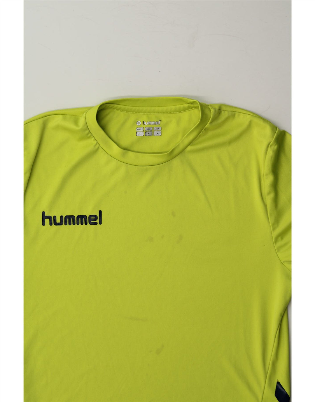 HUMMEL Mens Graphic T-Shirt Top Small Green Polyester Vintage Hummel and Second-Hand Hummel from Messina Hembry 