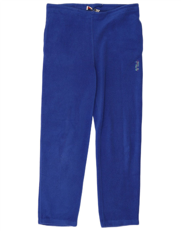 Fila Herre Polartec Fleece Træningsdragt Bukser Stor Blå Polyester
