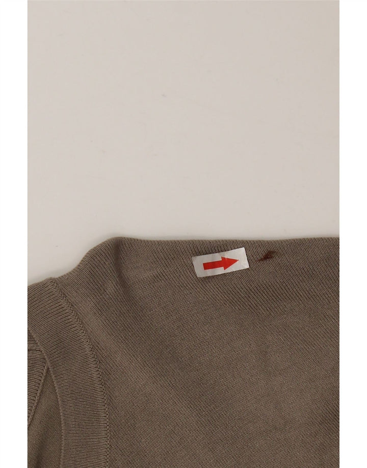 Zara Herre sweater med rund hals XL Grå viskose