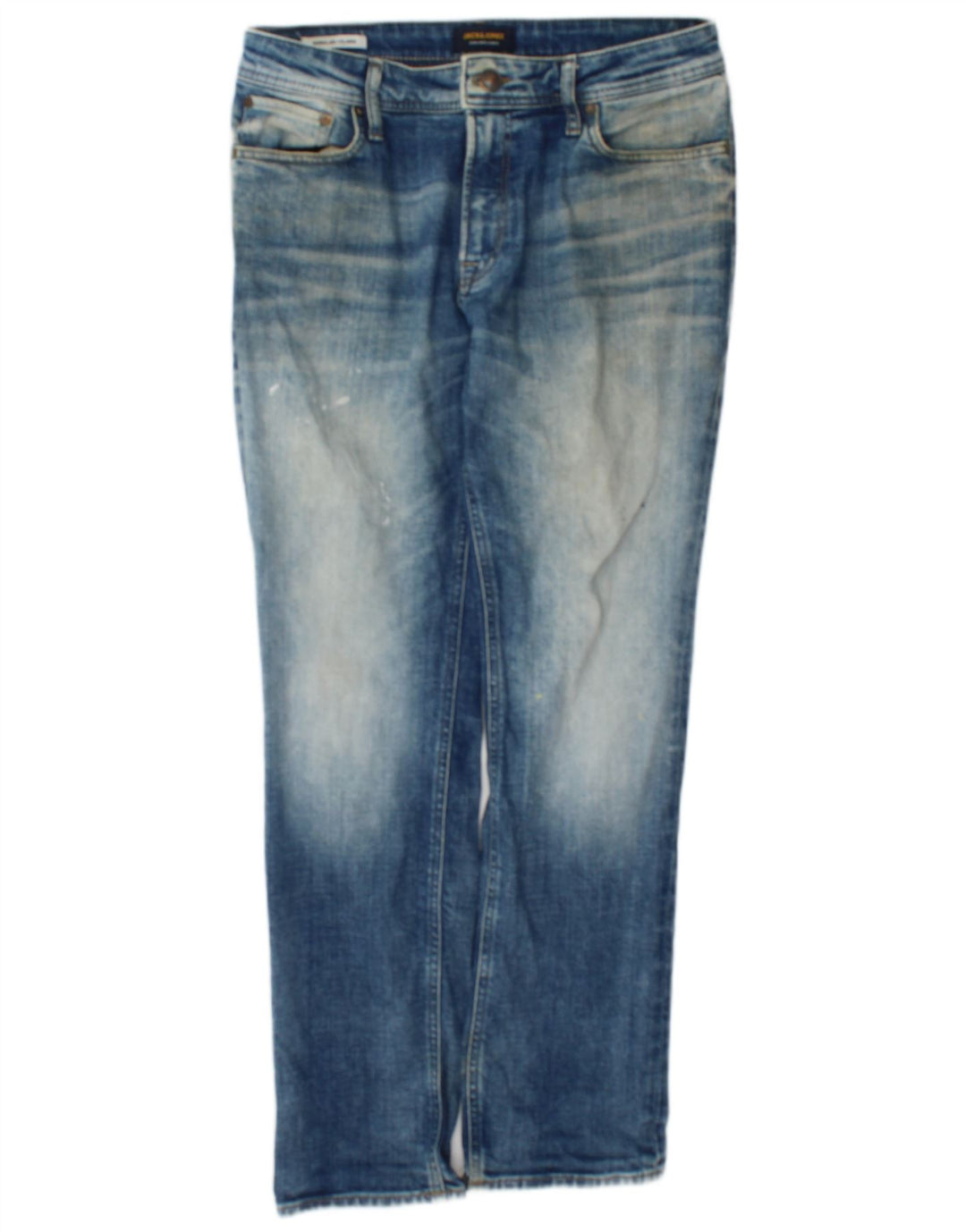 Jack & Jones Herre GLENN Slim Jeans W30 L30 Blå Bomuld