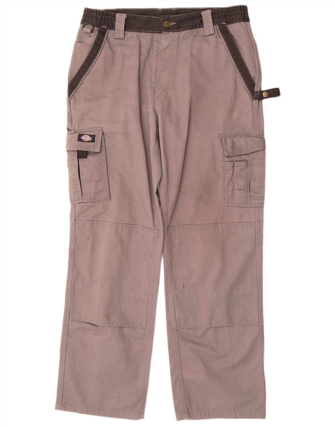Dickies Straight Cargo bukser til mænd W34 L31 Grå polyester