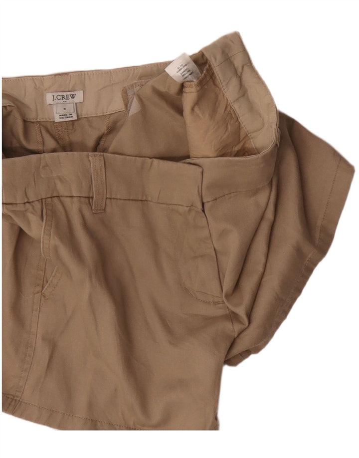 J. CREW Chino Shorts til kvinder US 6 Medium W30 Beige Bomuld