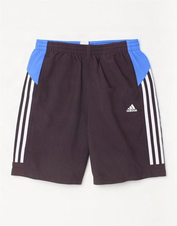 Adidas Boys Sports Shorts 13-14 år Sort Colourblock Polyester