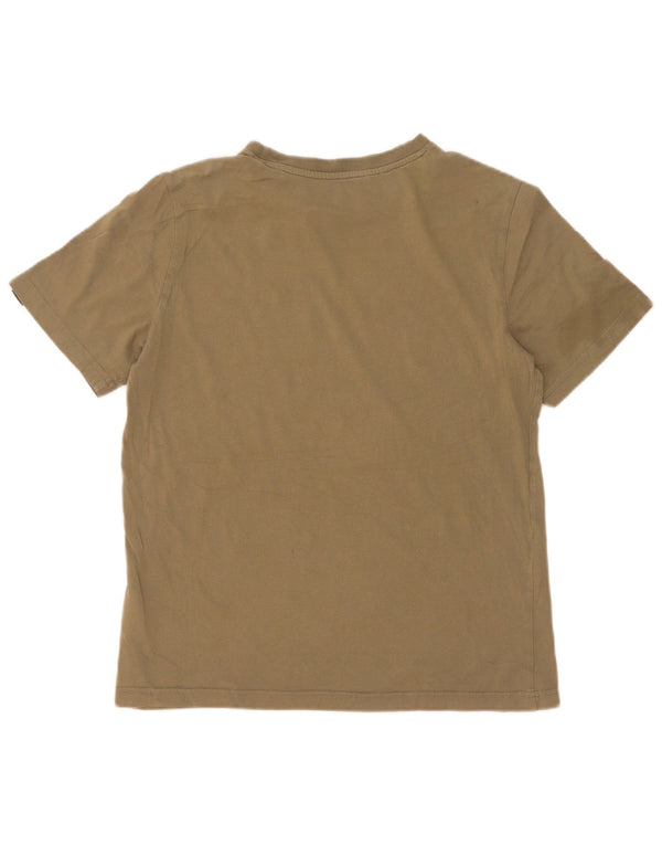 Adidas drenge grafisk t-shirt top 13-14 år Khaki Bomuld