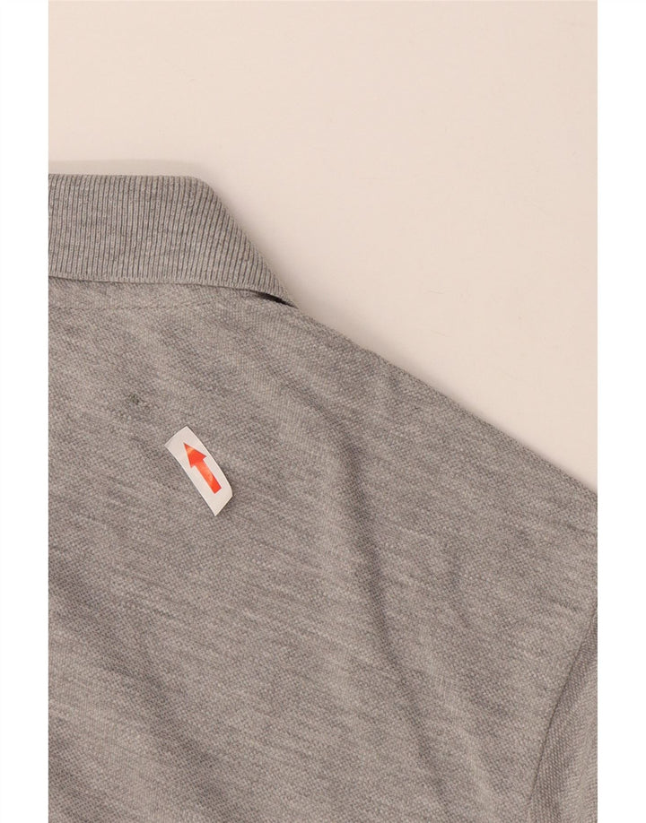 Reebok herre poloshirt XL grå bomuld