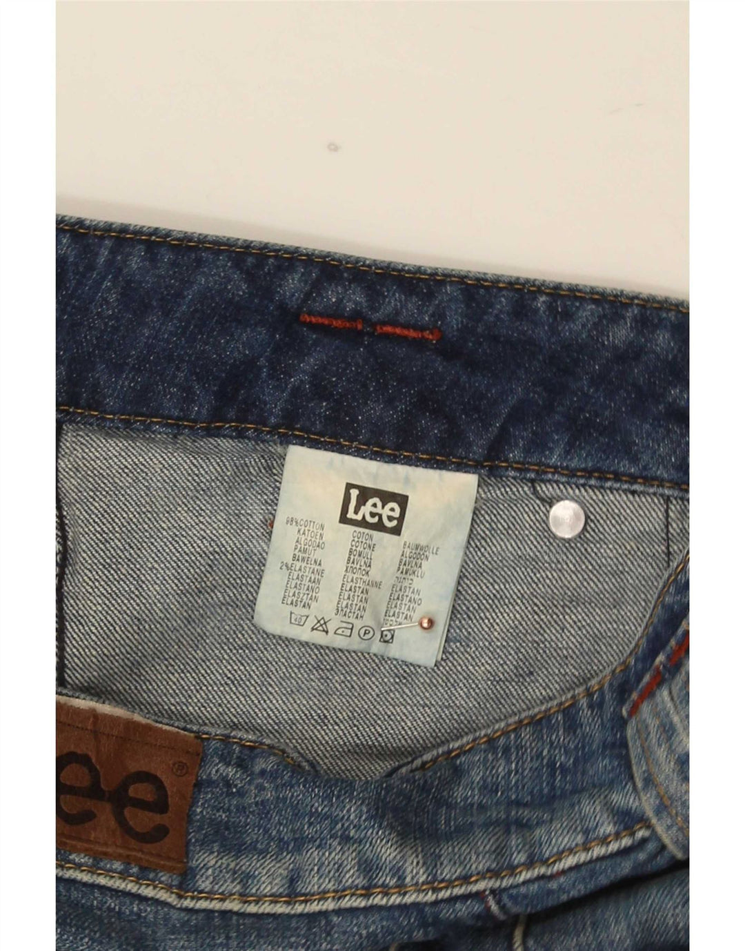 Lee Dame Leola Bootcut Jeans W27 L35 Blå Bomuld