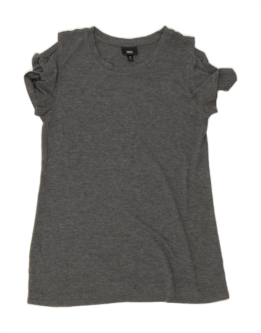 MOSSIMO Womens T-Shirt Top UK 10 Small Grey Rayon Vintage Mossimo and Second-Hand Mossimo from Messina Hembry 