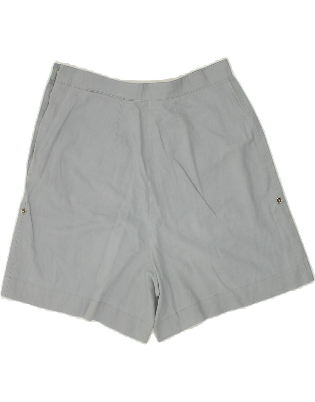 VINTAGE Womens High Waist Casual Shorts Small W26  Grey Vintage Vintage and Second-Hand Vintage from Messina Hembry 