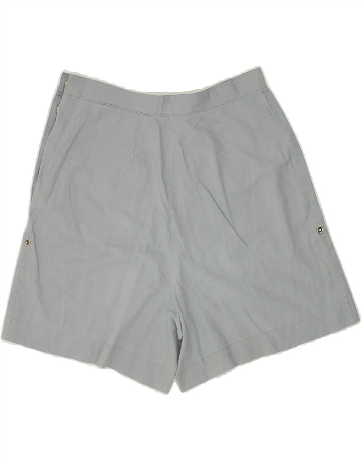 VINTAGE Womens High Waist Casual Shorts Small W26  Grey Vintage Vintage and Second-Hand Vintage from Messina Hembry 