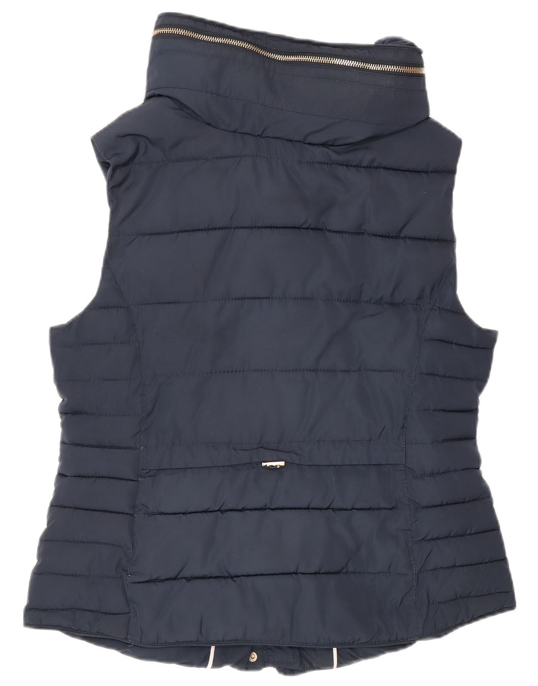 Monsoon Womens Polstret Gilet UK 14 Medium Navy Blue Polyester