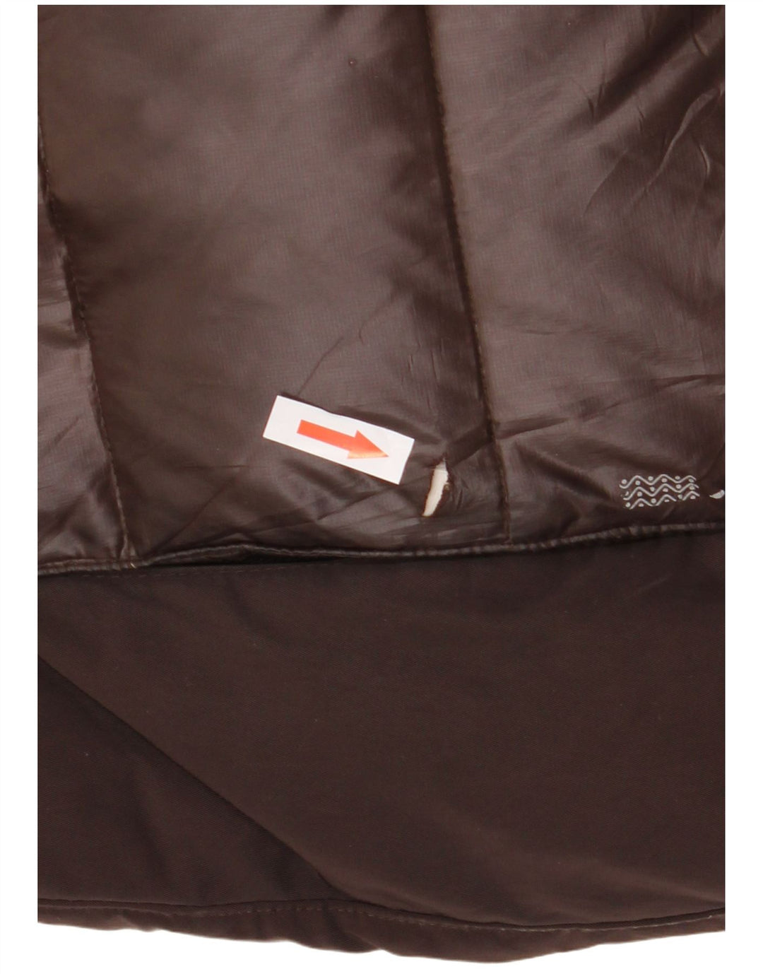 Geox Polstret hættejakke til kvinder UK 8 Small Brown Colourblock Polyester