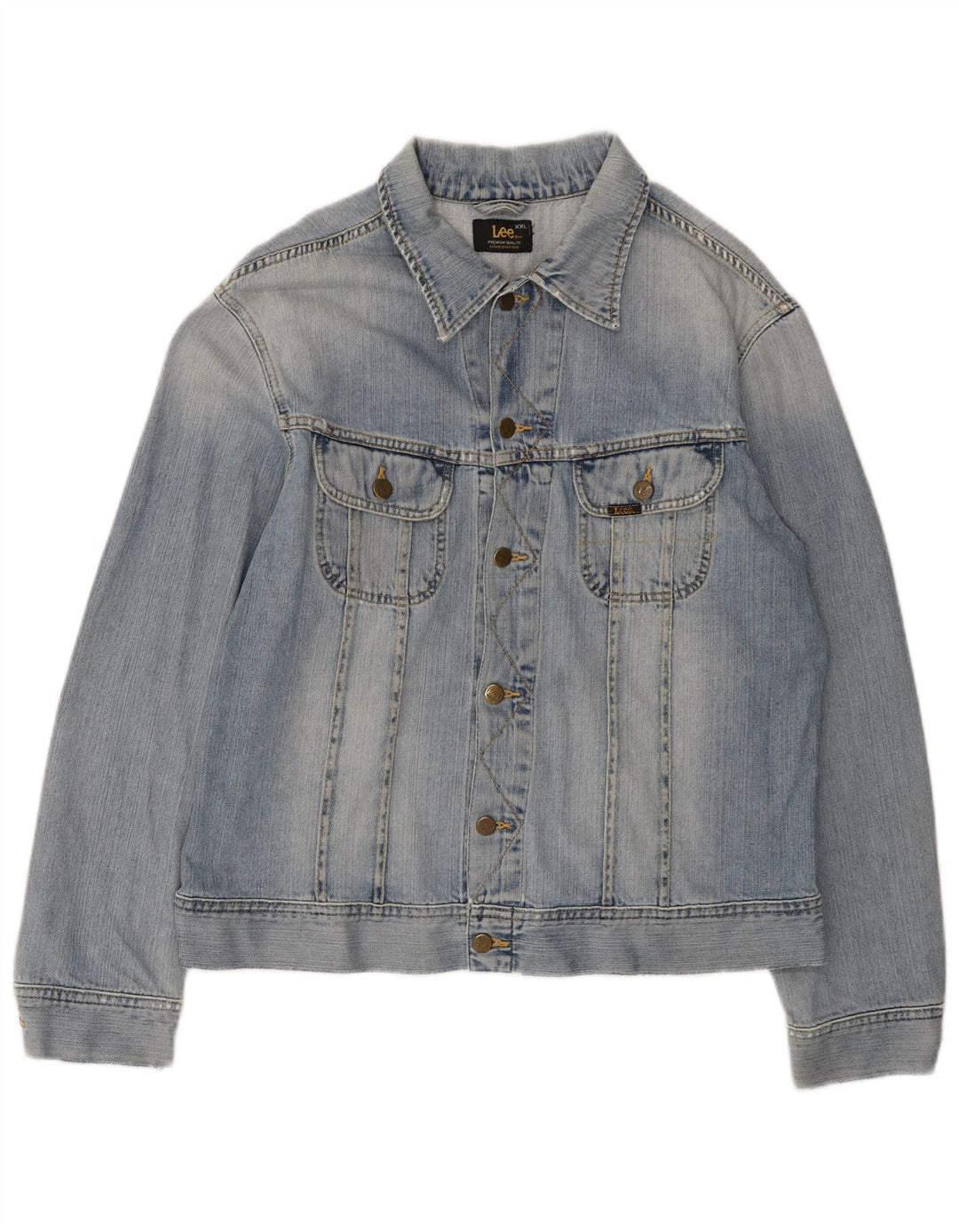 LEE Denimjakke til mænd UK 44 2XL Blå Bomuld