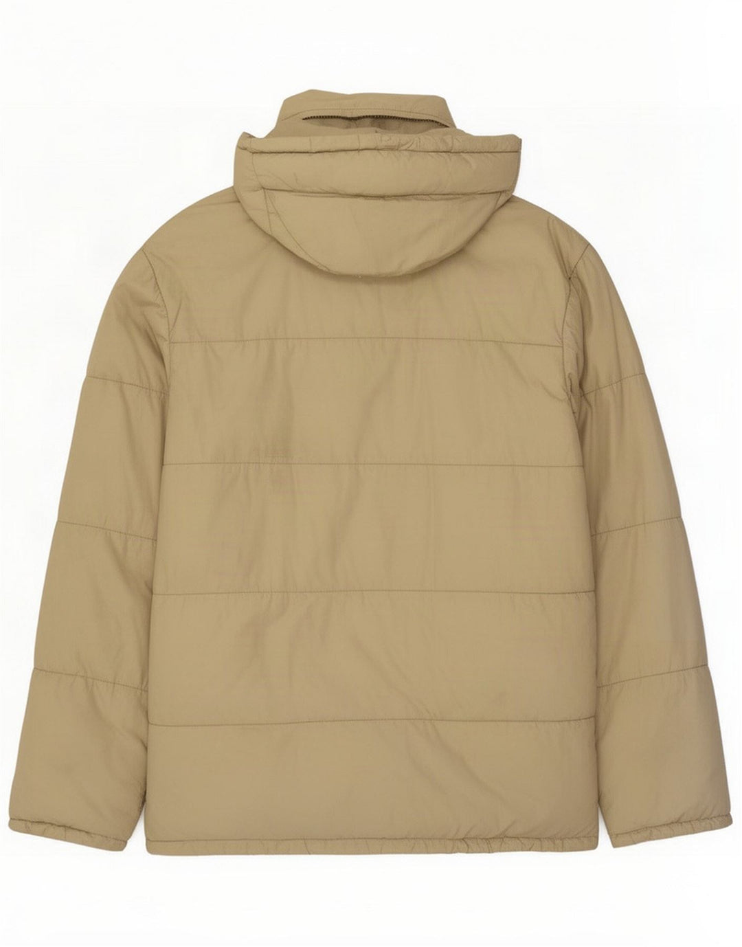 Alberto Aspesi Dame Hætte Oversized Polstret Jakke UK 8 Small Beige