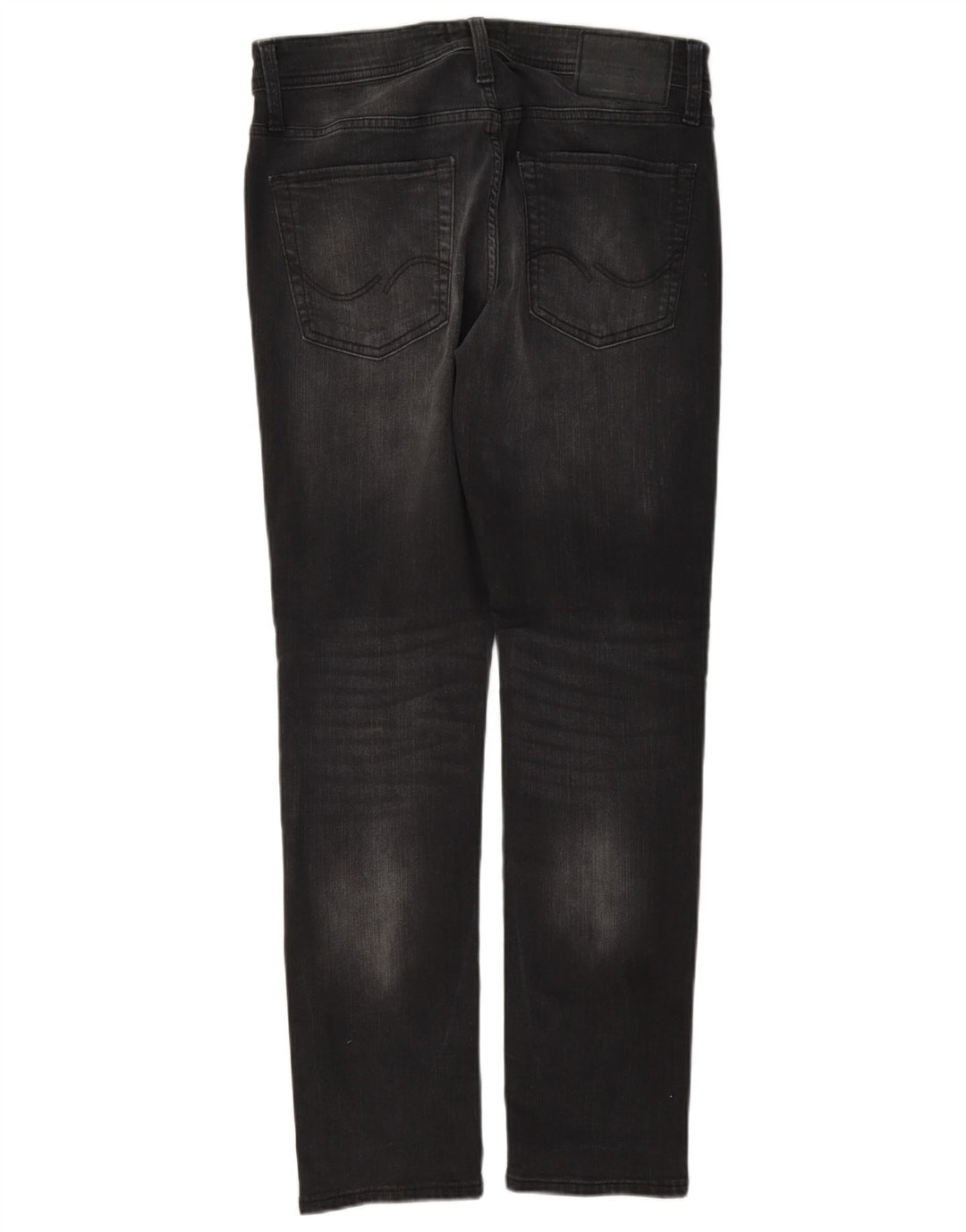 Jack & Jones Herre GLENN Slim Jeans W30 L32 Sort Bomuld