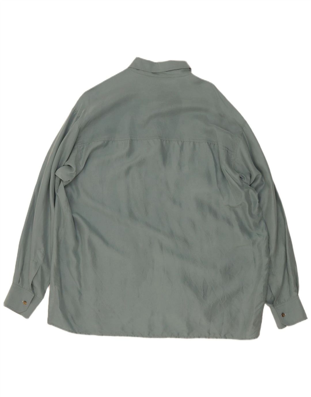 Vintage herreskjorte XL grøn silke