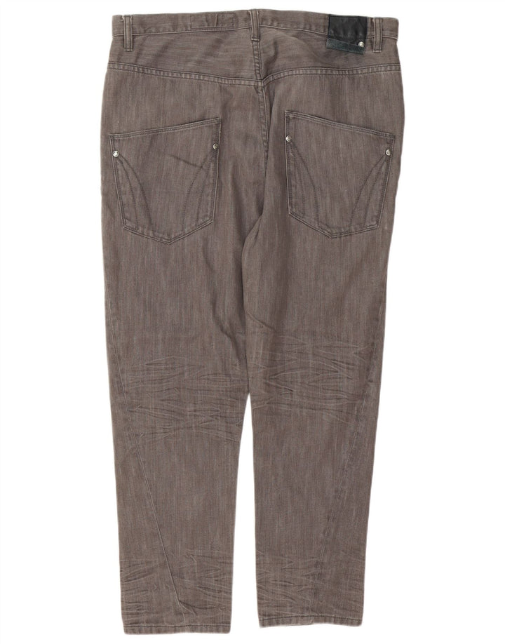 All Saints Straight Jeans til mænd W34 L26 Grå Bomuld