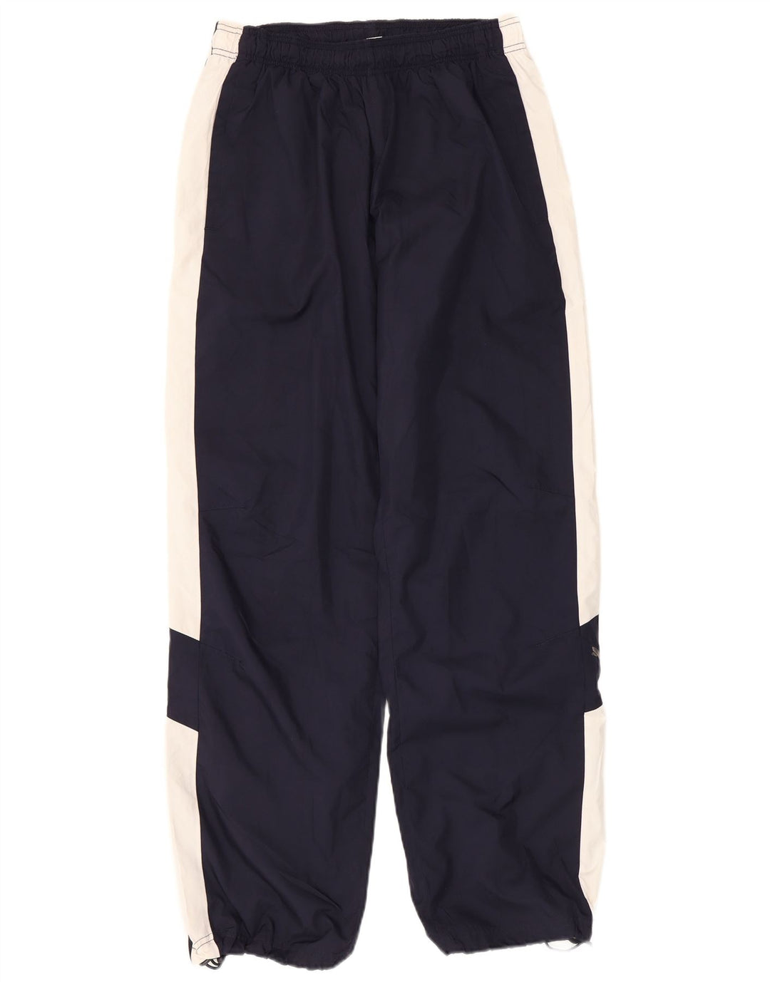 Puma Herre træningsdragt Bukser Joggers Large Navy Blue Colourblock Polyester