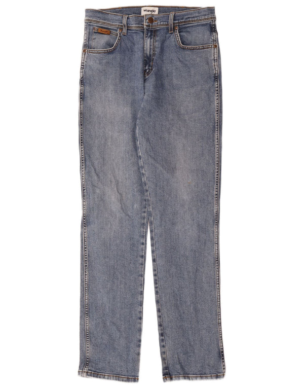 Wrangler Herre Texas Straight Jeans W32 L34 Blå Bomuld