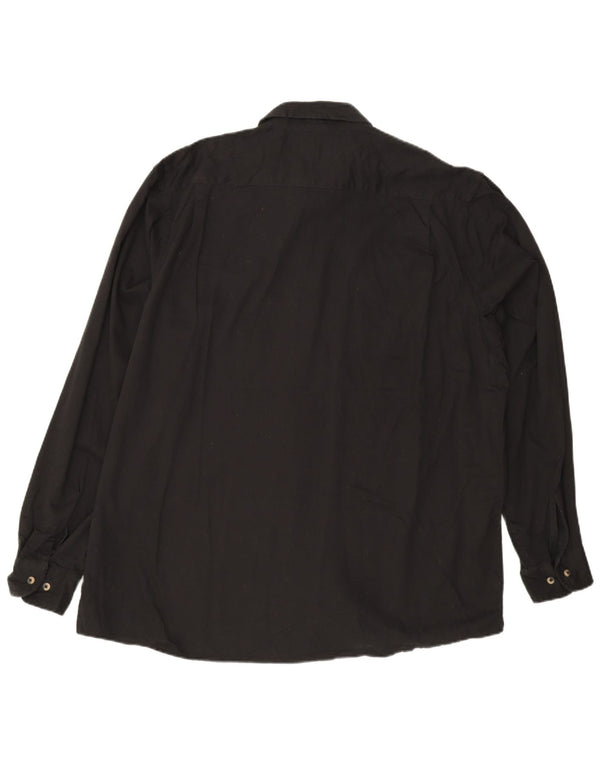 Wrangler Herre høj skjorte 2XL sort bomuld