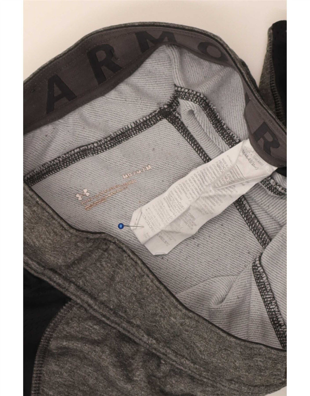 Under Armour Sportsshorts til kvinder UK 14 Medium Grey Colourblock Polyester