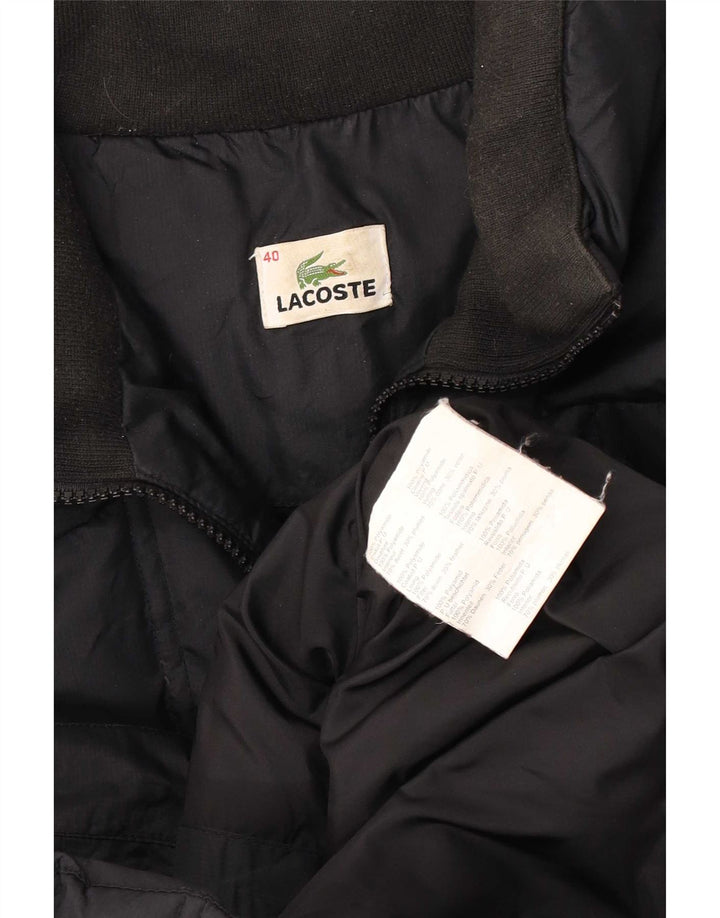 Lacoste polstret jakke til kvinder størrelse 40 Medium Sort polyamid