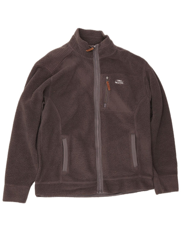 WEIRD FISH Fleecejakke til mænd UK 40 Large Grå Polyester