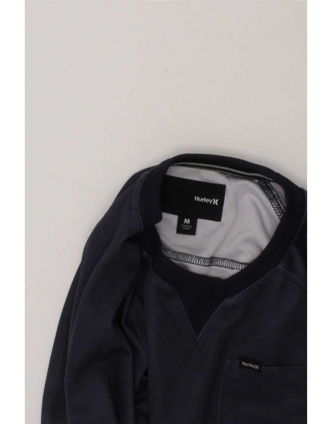 HURLEY Boys Sweatshirt Jumper 11-12 Years Medium  Navy Blue Tie Dye Vintage Hurley and Second-Hand Hurley from Messina Hembry 